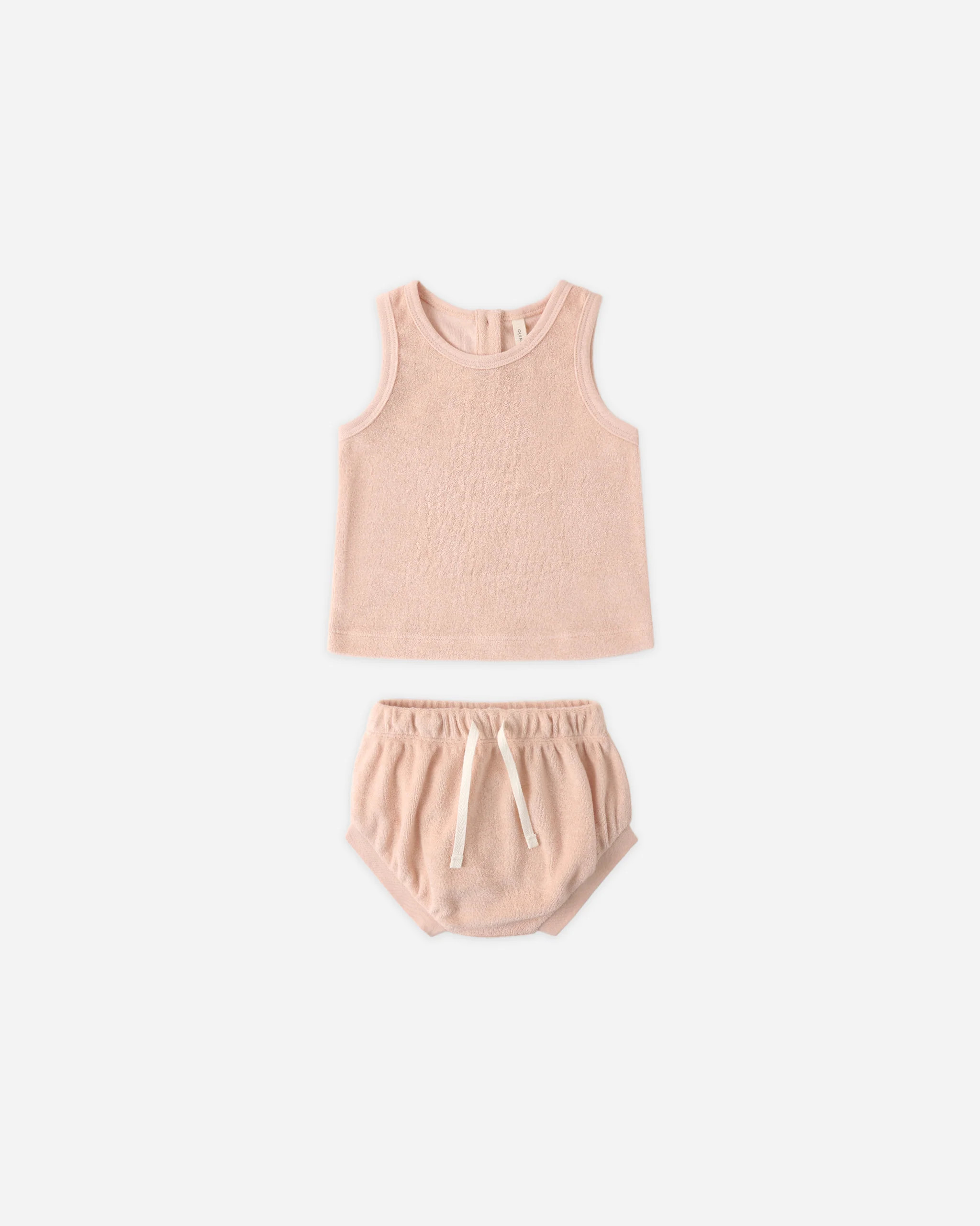 Terry Tank + Short Set Melon | Rylee + Cru