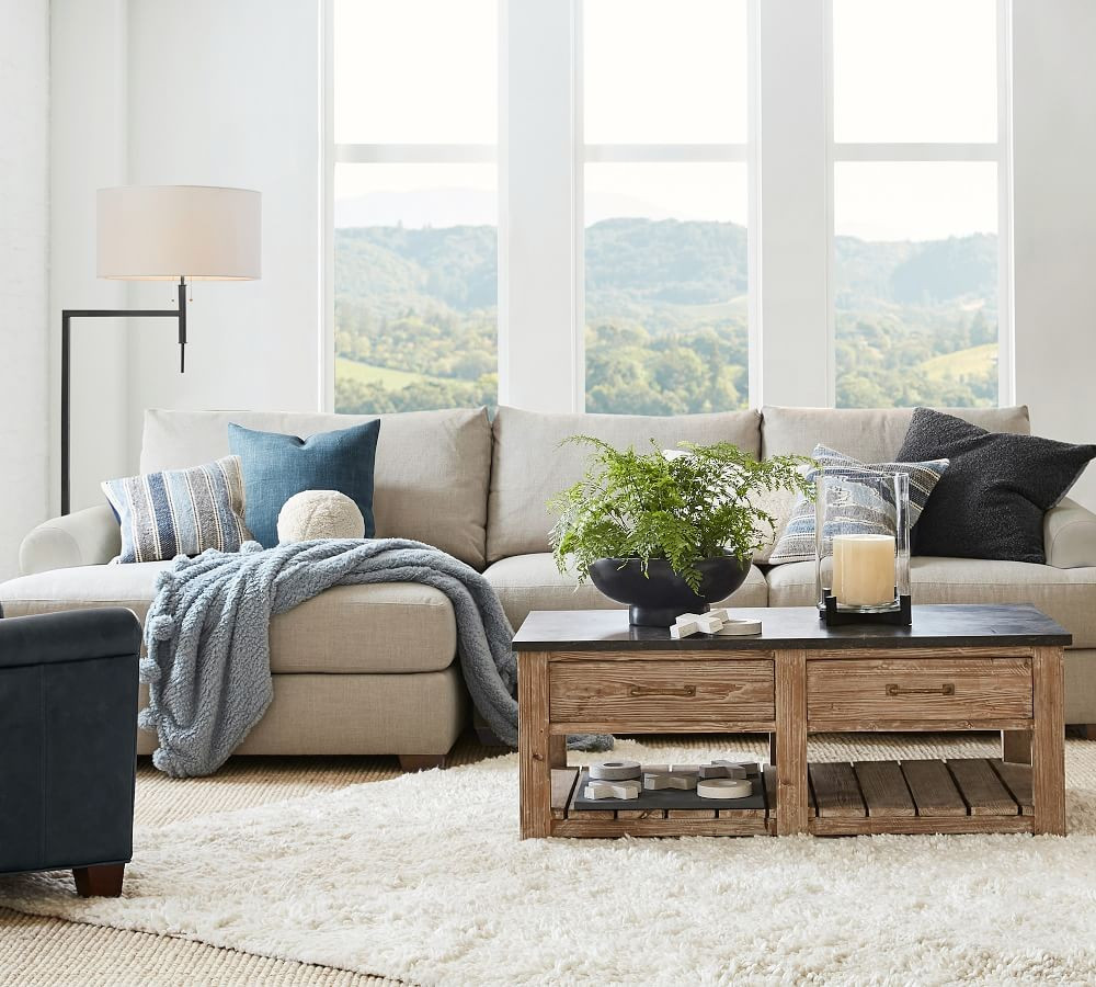 Atticus Metal Floor Lamp | Pottery Barn (US)