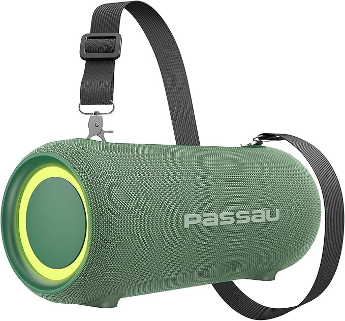 Passau Portable Bluetooth Speakers 40W Peak Loud Stereo Sound, Passive Radiators-Deep Bass, All D... | Amazon (US)