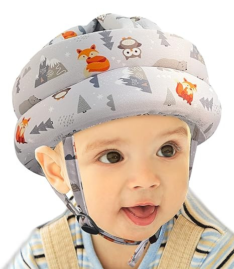 Baby Head Protector - Baby Helmet for Crawling Walking Running - No Bumps and Soft Cushion - Adju... | Amazon (US)