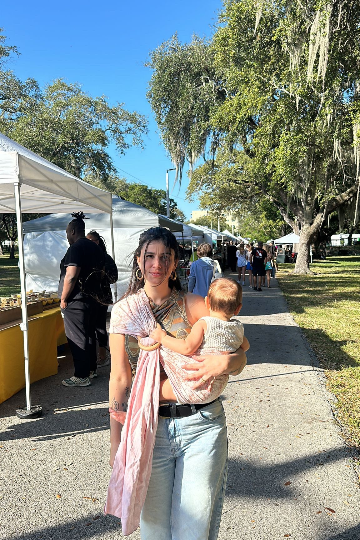 Baby ring sling is a back savior 

#LTKfamily #LTKtravel #LTKbaby