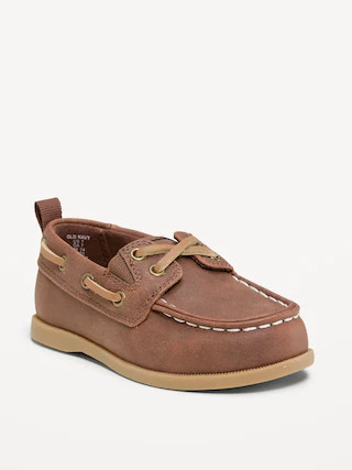 Faux-Suede Boat Shoes for Toddler Boys | Old Navy (CA)
