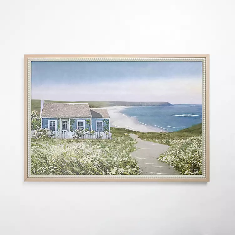 Blue Beach House Framed Art Print | Kirklands Home | Kirklands