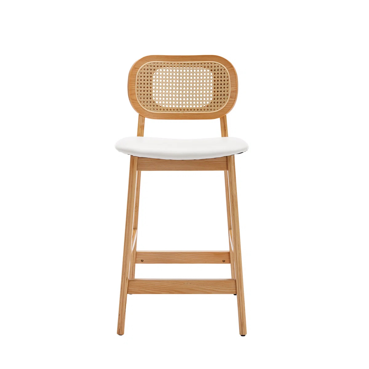 Azarah Solid Wood 25.5'' Counter Stool (Set of 2) | Wayfair North America