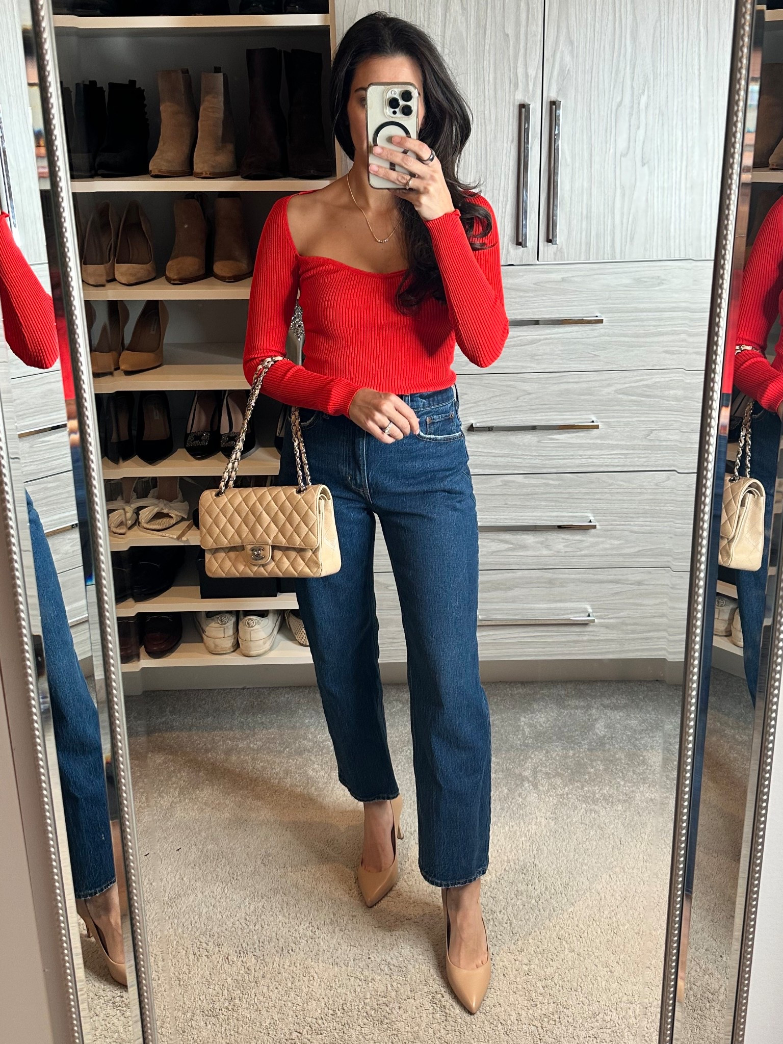 Date night outfit / Top and jeans outfit 

#LTKSeasonal #LTKHoliday #LTKTall