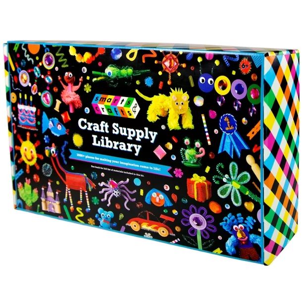Smarts & Crafts Make Your Own Craft Supply Library, 1,057 Pieces | Walmart (US)