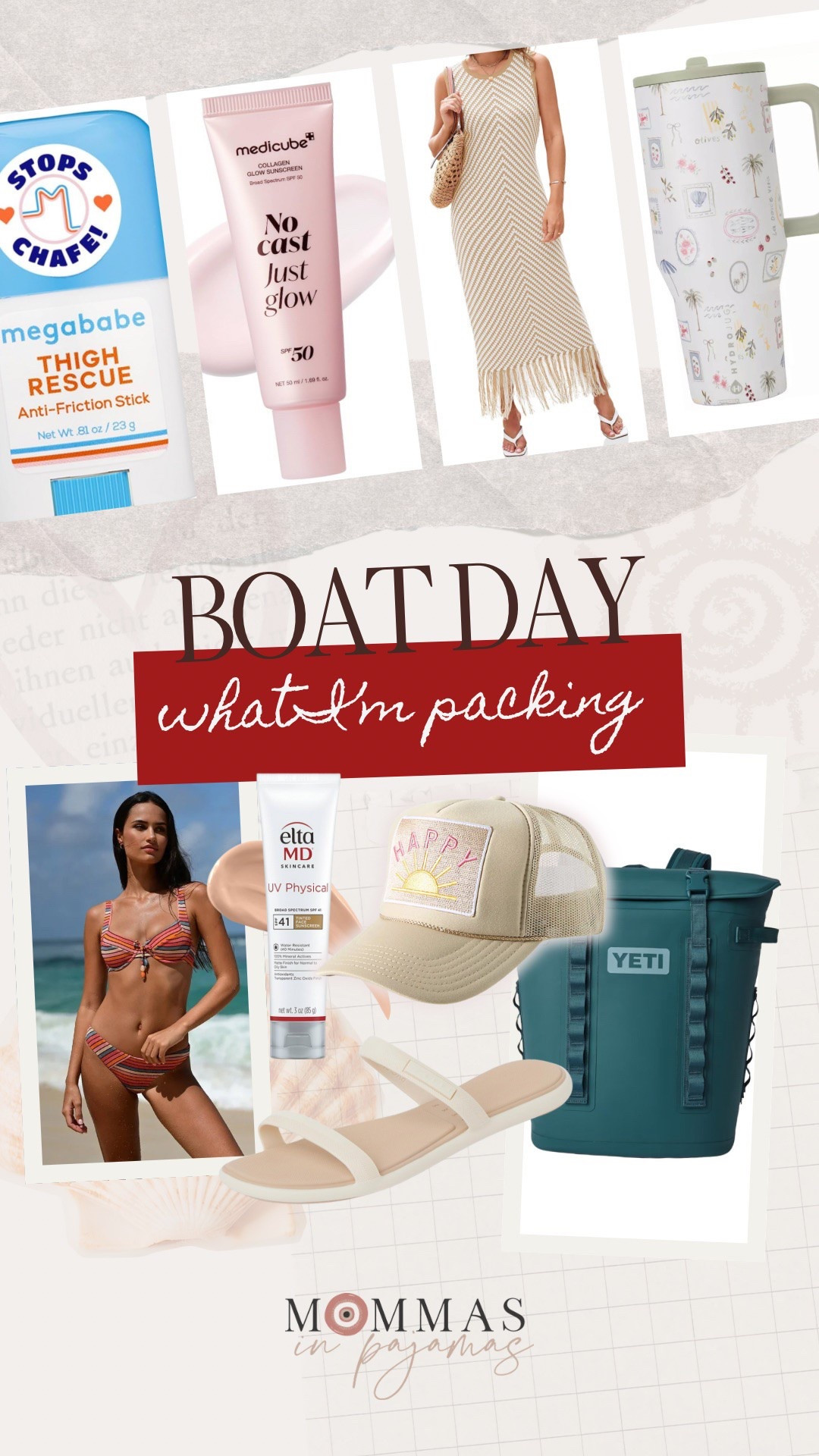 I’ve got my boat day essentials packed and I’m ready for a gorgeous day in the sun! I love this full bust friendly bathing suit paired with some of my favorite sandals and sunscreen favs. This hat is adorable and this cooler will be perfect for the essentials. 
Bathing suit, tinted sunscreen, anti chafing stick

#LTKPetite #LTKMidsize #LTKSeasonal