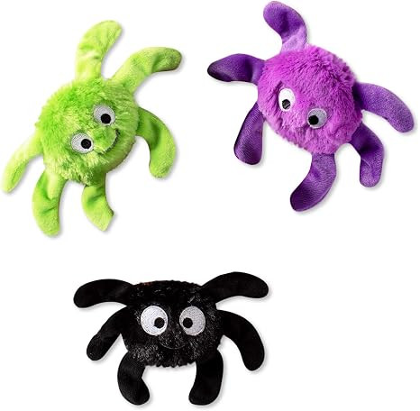 Fringe Studio, Creepy CRAWLY Spiders, Small Plush Dog Toy 3PCS Set, PetShop Collection (289479) | Amazon (US)