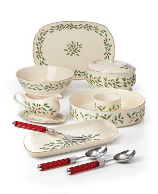 Lenox Holiday Serveware Collection - Macy's | Macy's