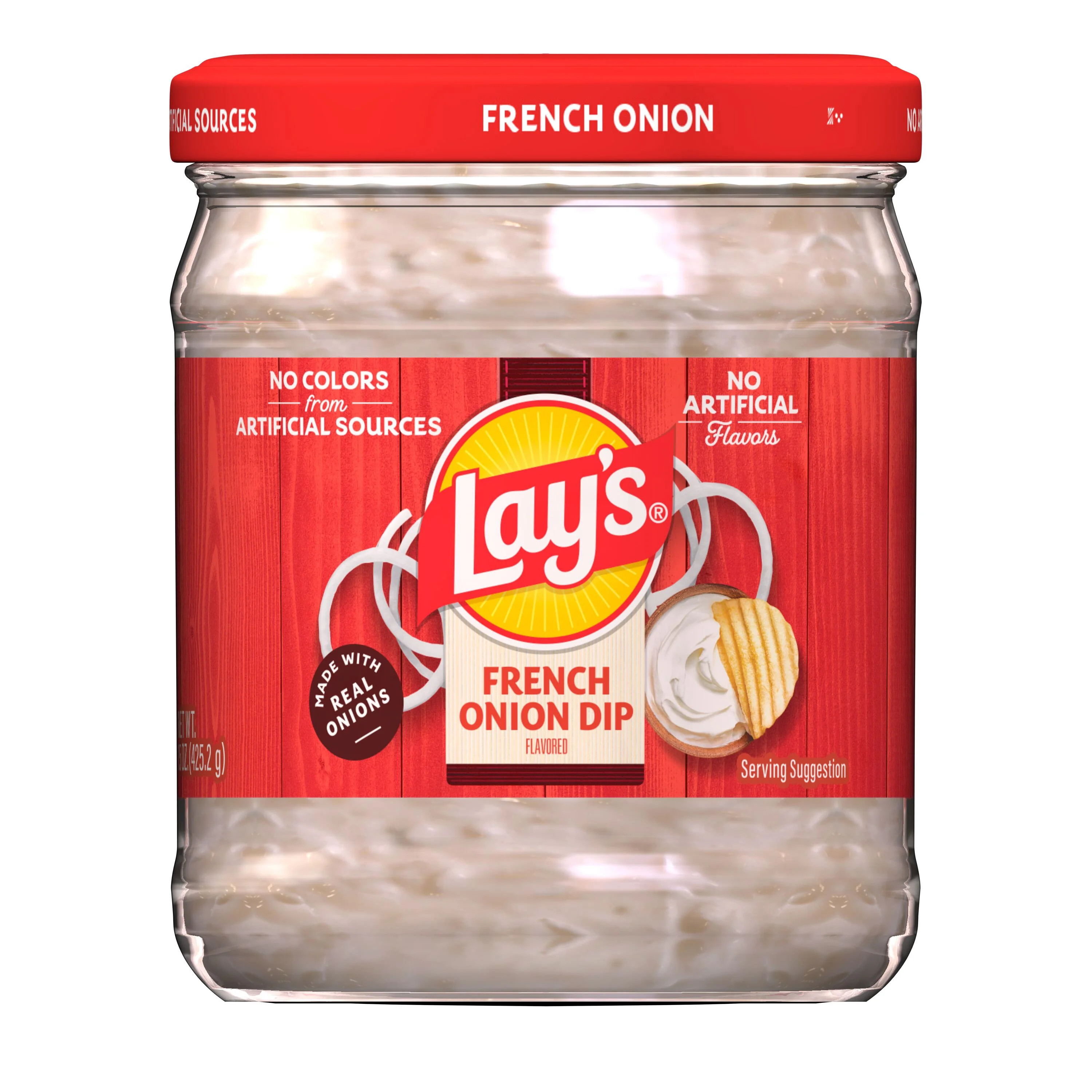 Lay's Dip French Onion, 15 oz Jar | Walmart (US)