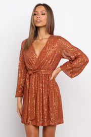 Glitz Dress - Rust | Petal & Pup (US)