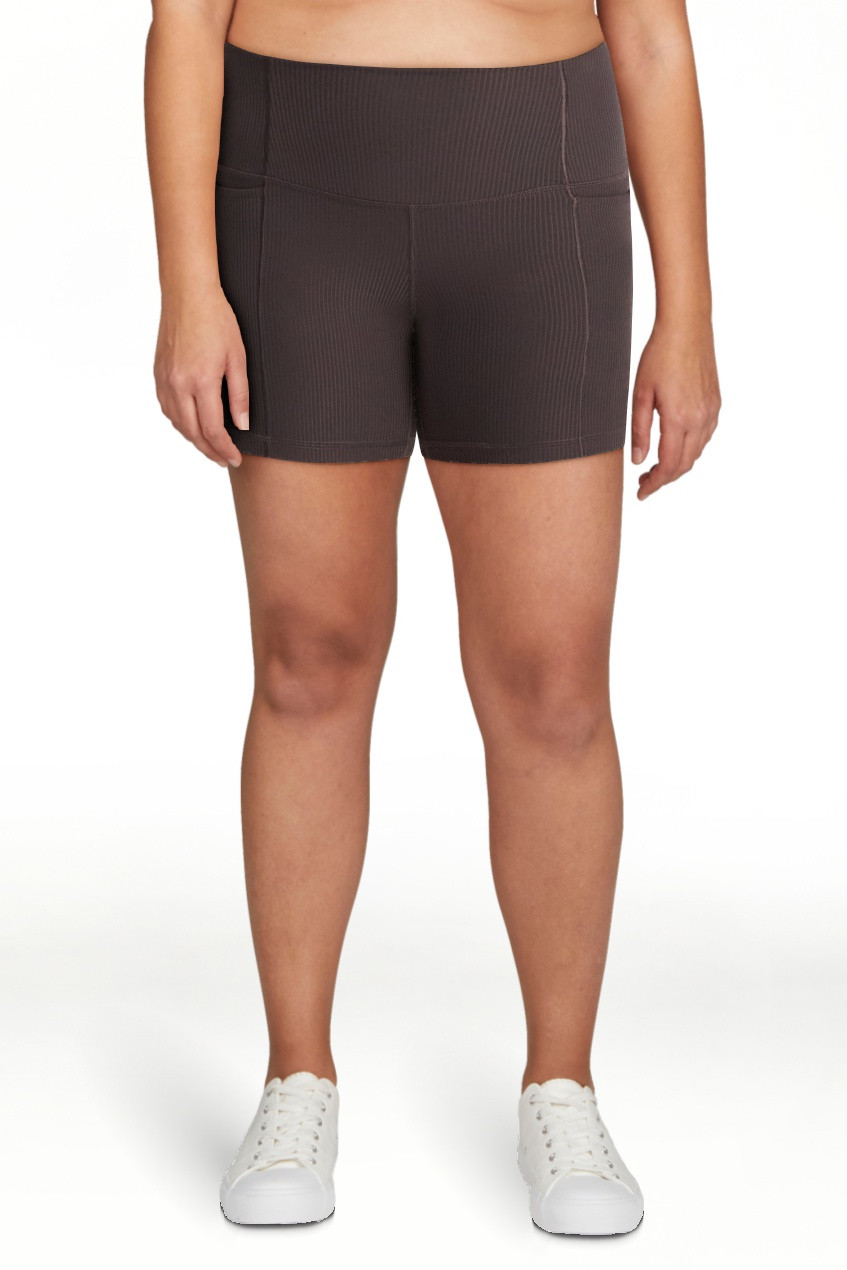Avia Women's and Women's Plus Ribbed SoftSculpt Bike Shorts, Sizes XS-4X | Walmart (US)