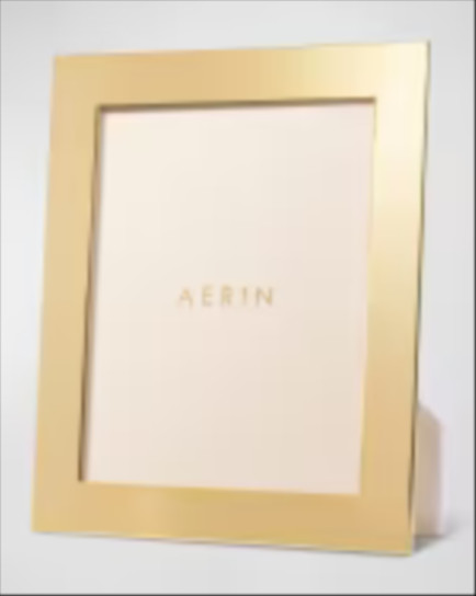 Cream and gold Lenora picture frame from Neiman Marcus