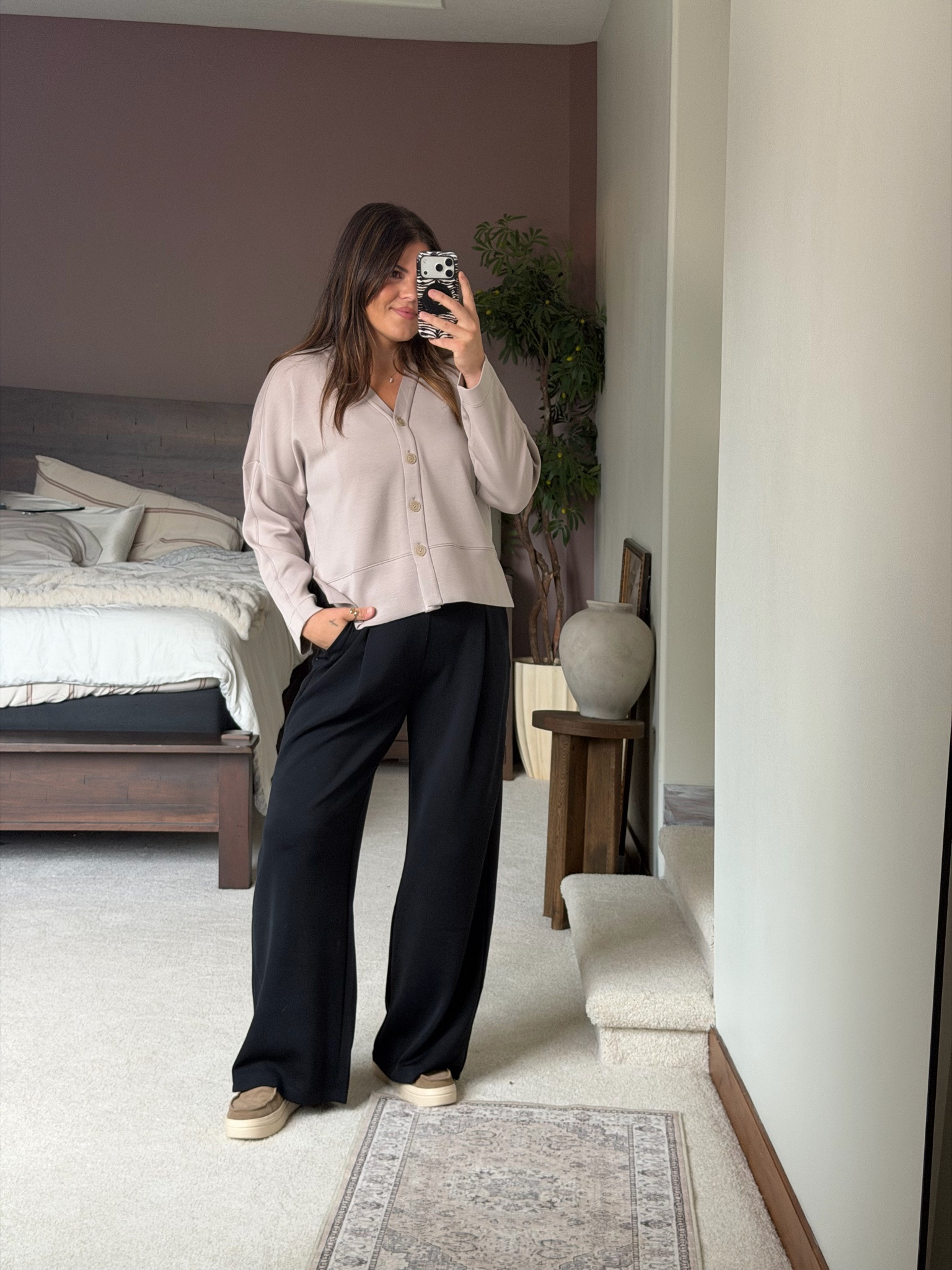 Work from home outfit/matching set for the Mom on the go / travel outfit 

Use code ERICAXSPANX for $ off
Wearing large in both
@Spanx  #SpanxPartner

#LTKMidsize #LTKWorkwear