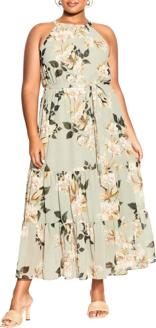 Halter Love Floral Maxi Dress | Nordstrom