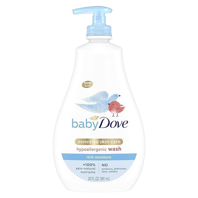Baby Dove Sensitive Skin Care Baby Wash For Baby Bath Time Rich Moisture Tear-Free and Hypoallerg... | Amazon (US)