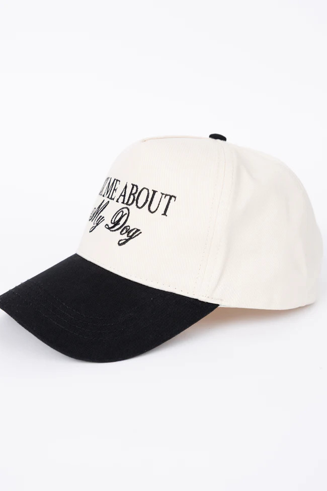 Ask Me About My Dog Black Trucker Hat | Pink Lily