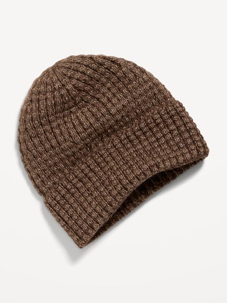 Gender-Neutral Waffle-Knit Beanie for Adults | Old Navy (US)