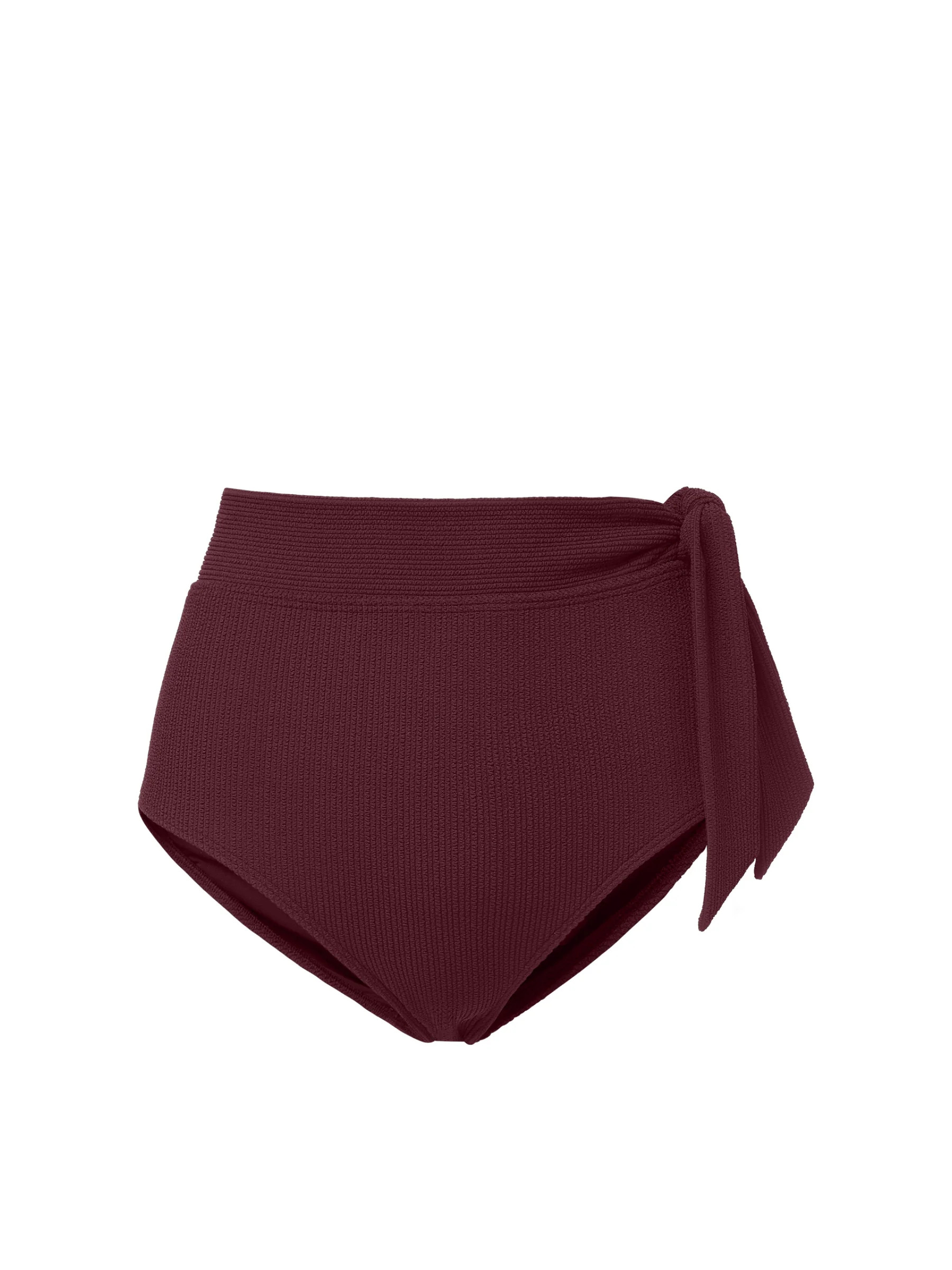 Side Tie High Waist Bottom Auburn Texture | Change of Scenery