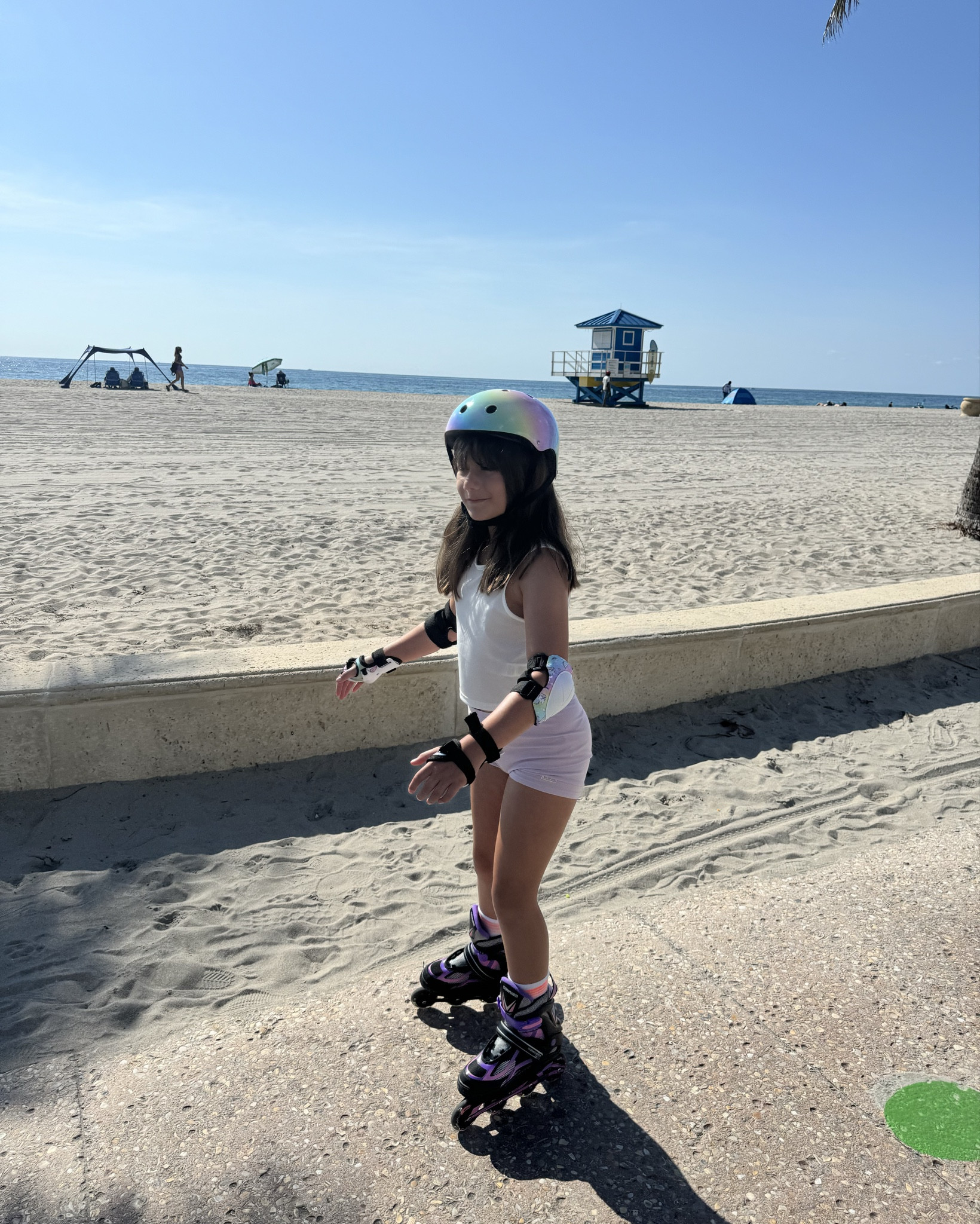 Sofias roller blades finally for some major use! 
Linked the blades and protection! 

#LTKKids #LTKFamily #LTKFindsUnder50