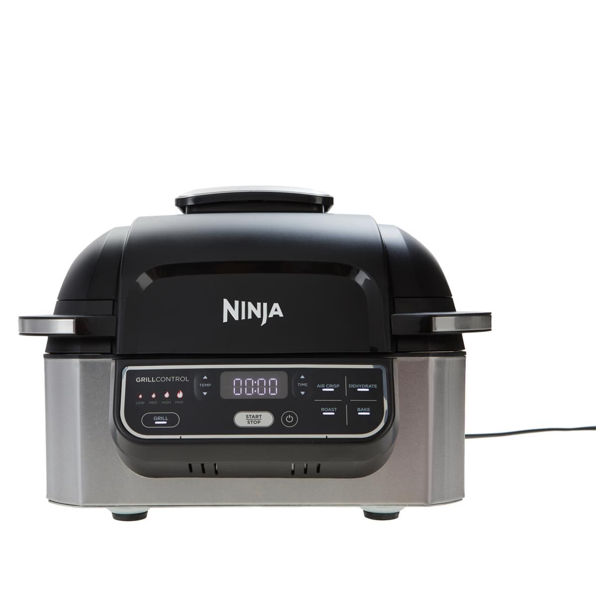 Ninja Foodi 6qt 5-in-1 Indoor Grill & Air Fryer w/Kebabs & Veggie Tray - 20142188 | HSN | HSN