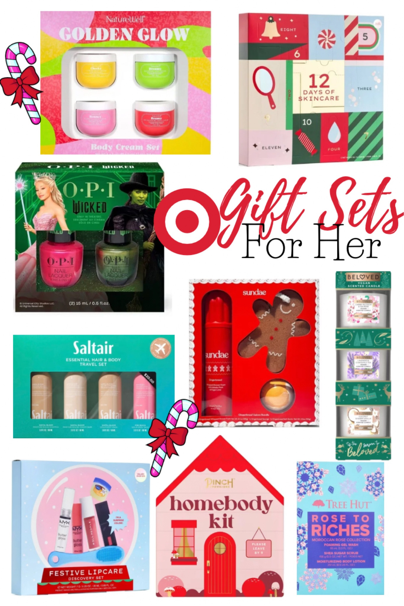 Affordable Gift Sets for her. Target Christmas gifts 

#LTKGiftGuide #LTKHoliday #LTKBeauty
