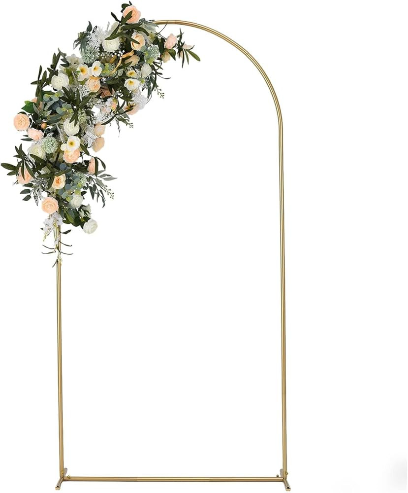 Vincidern 6.6 FT Wedding Arch Backdrop Stand for Parties, Balloon Arch Stand, Wedding Arches for ... | Amazon (US)