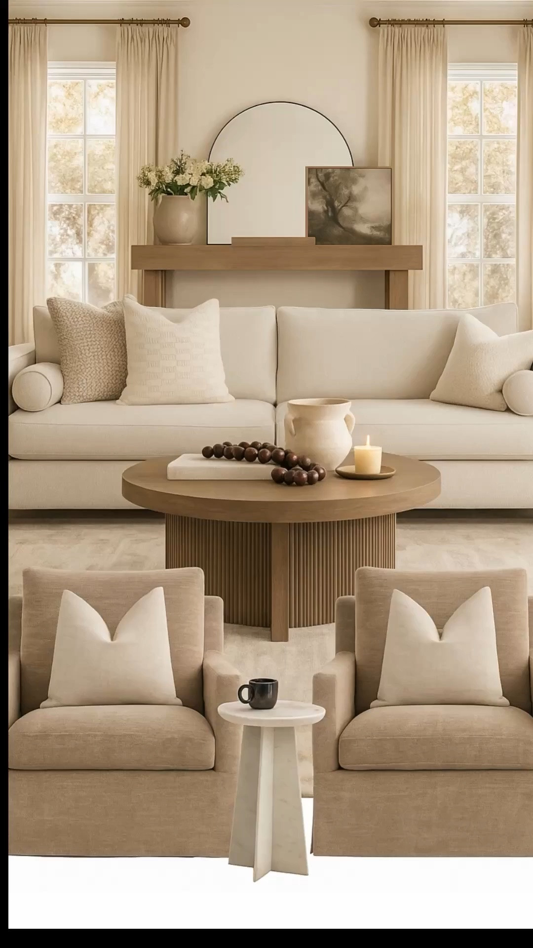 Living room decor, living room mood board, affordable coffee table, home decor ideas, living room inspiration #home

#LTKHome #LTKSaleAlert #LTKSeasonal