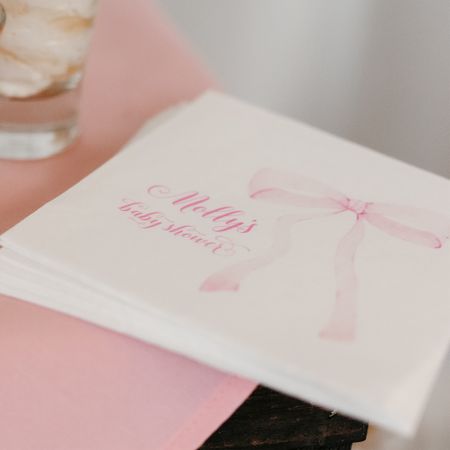 I had these custom napkins made for my baby shower from Etsy and I loved them!! 

#LTKparties #LTKwedding #LTKbaby
