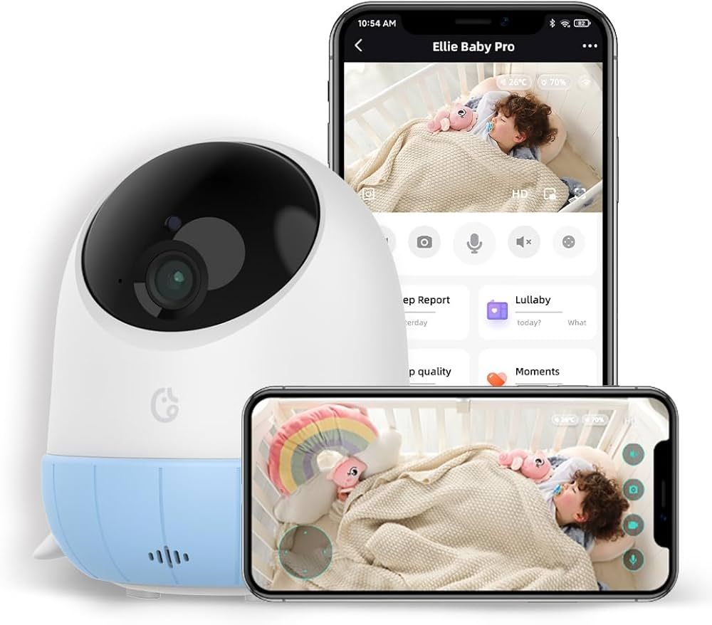 Ellie Baby Monitor with Camera and Audio WiFi Smartphone | Amazon (US)