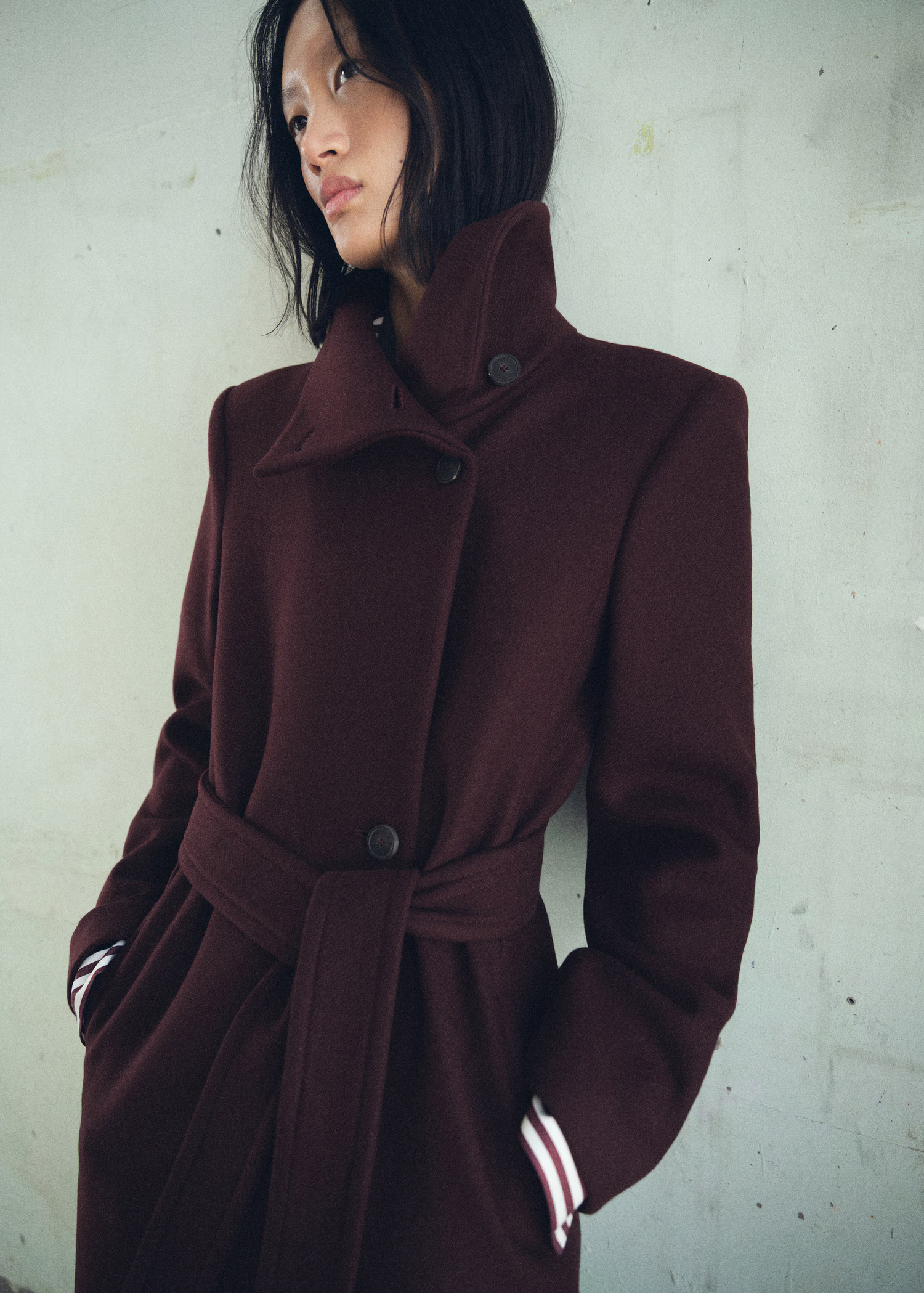 Manteco wool coat with belt | Mango (US/MX/AU)