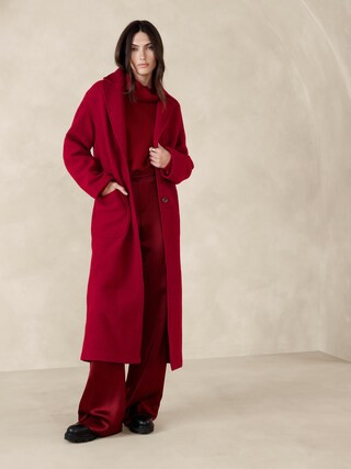 Martina Wool Bouclé Coat | Banana Republic (CA)
