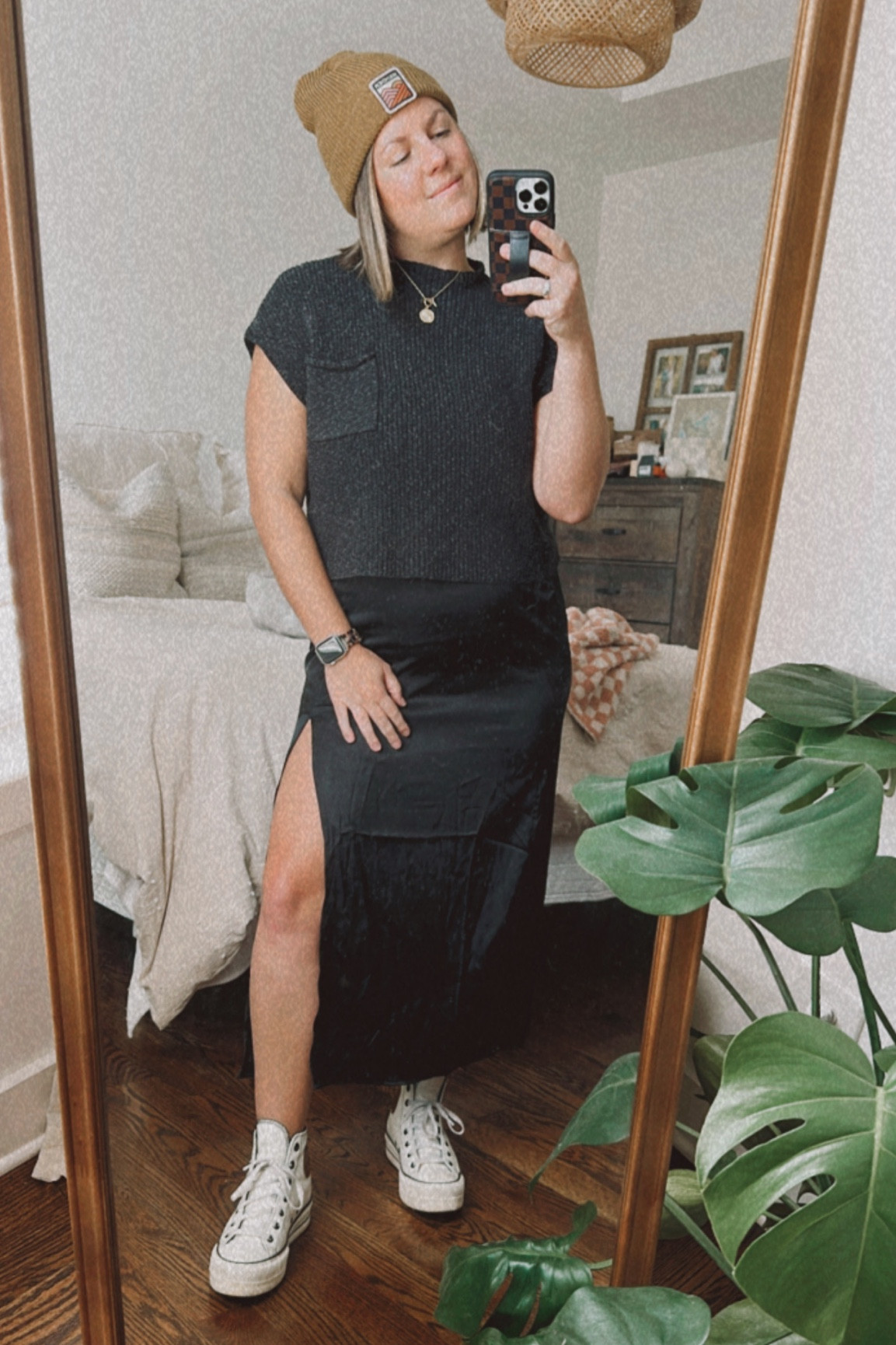 in my slip skirt era 🤘🏼 I love this version from Target as well. It’s got a higher slit and a few gorgeous colors  

#LTKmidsize #LTKfindsunder50 #LTKstyletip