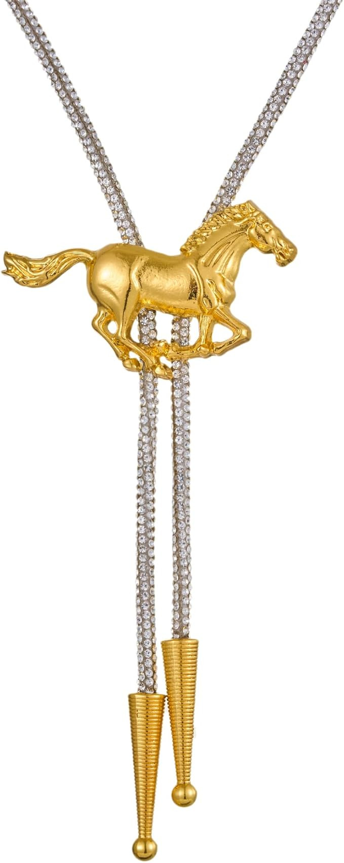 Cowboy Western Bolo Tie Cowgirl Rhinestone Album Tour Inspired Sparkly Bolo Ties Necktie for Conc... | Amazon (US)