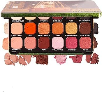 Makeup Revolution, Friends, Forever Flawless,Eyeshadow Palette, I'll Be There For You, 18 Shades,... | Amazon (US)