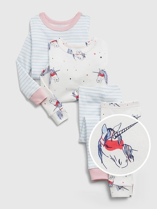babyGap 100% Organic Cotton Unicorn Graphic PJ Set (2-Pack) | Gap (US)