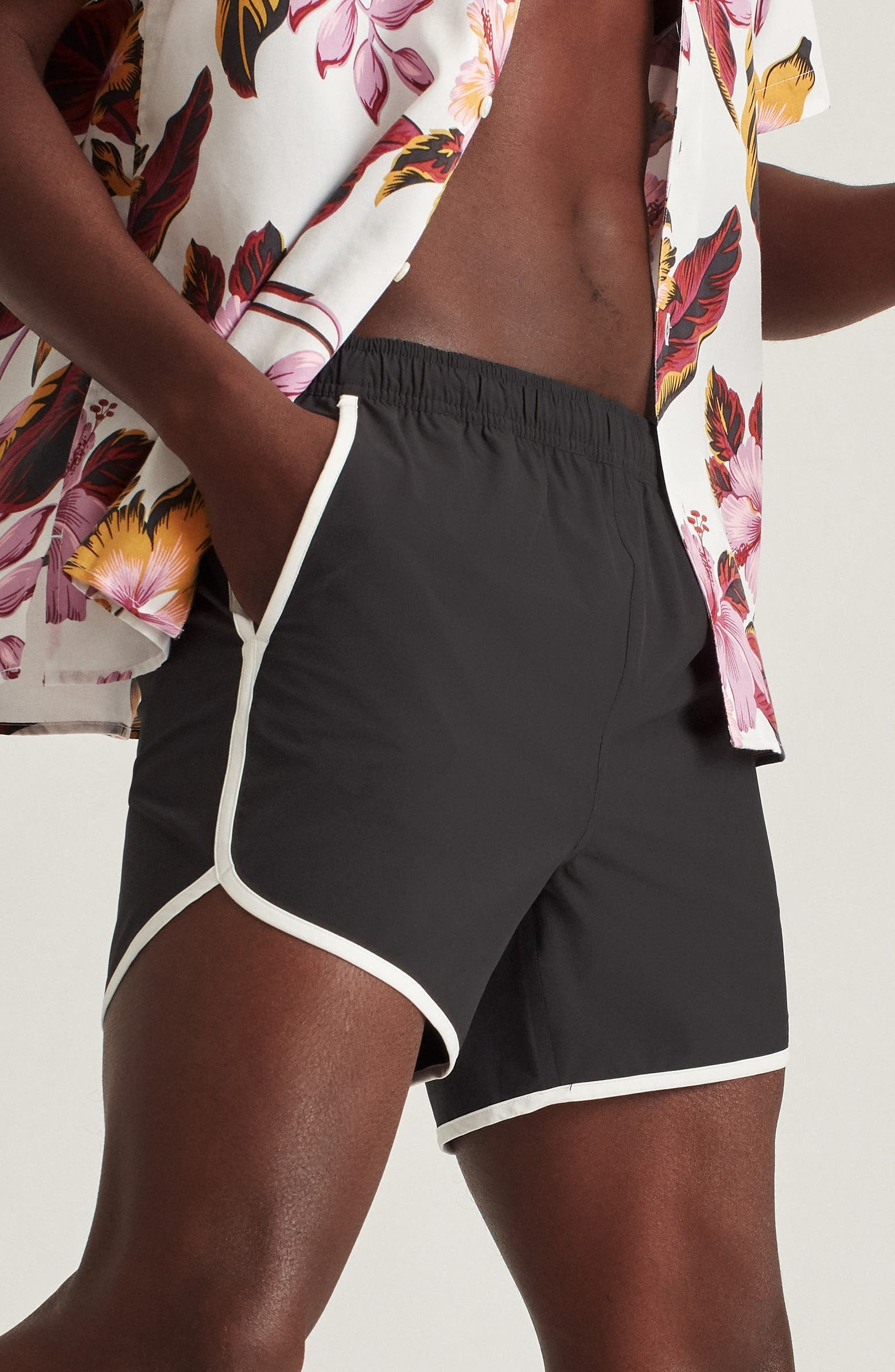 Curved Hem Swim Trunks | Nordstrom