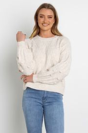 Pipsa Knit Sweater - White | Petal & Pup (US)