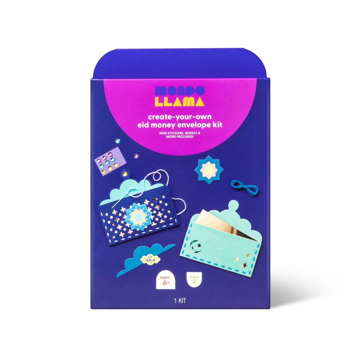 Make-Your-Own Eid Felt Envelope Kit - Mondo Llama™ | Target