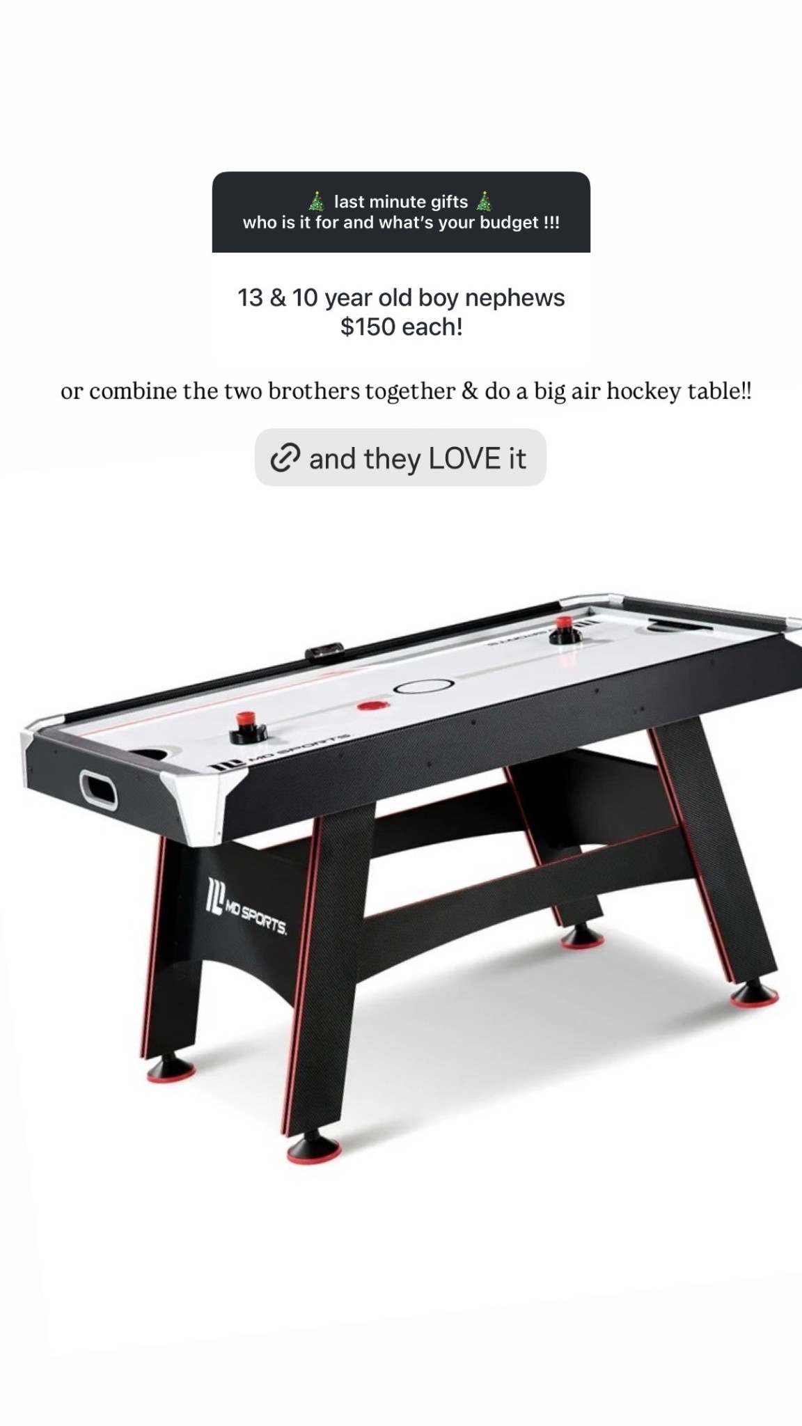 Such a fun gift for any young boys!!! Air Hockey table they will love!

#LTKKids #LTKGiftGuide #LTKHoliday