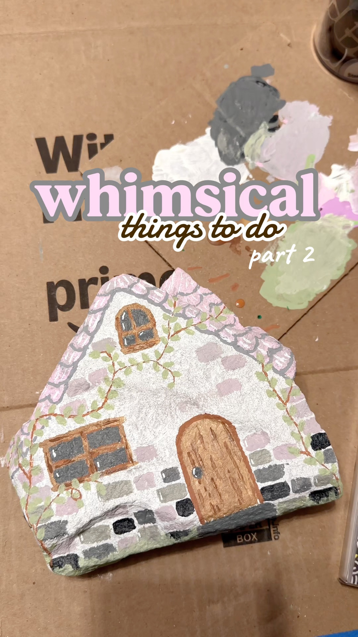#whimsical craft idea (day 2) diy fairy house/garden inspo 🌷✨🧚‍♀️🌼

kinda random but my sister asked me to help her paint some rocks for her garden this weekend and I thought they turned out cute! 

Highly recommend the @Grabie paint pens for adding detail, esp if your rocks are smaller 

#pinterestaesthetic #summercrafts #fairycore #easycrafts 

#LTKvlog #LTKMothersDay #LTKSeasonal