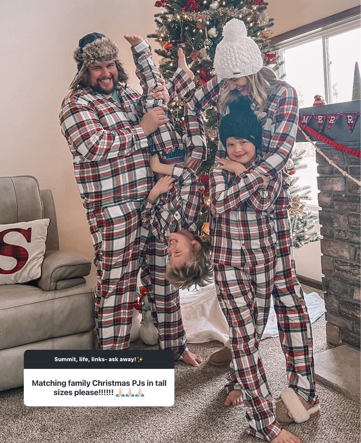 Fall family pajamas that are ready for the holidays. I love that there are matching options for the whole family, with different sizes so everyone can coordinate without everyone wearing the exact same thing.

fall family pajamas, matching family pajamas, holiday pajamas, Christmas pajamas, family matching pajamas, cozy pajamas, holiday family outfits, festive sleepwear, fall pajamas, StangandCo