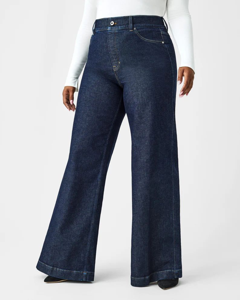 Wide Leg Jeans, Raw Indigo | Spanx