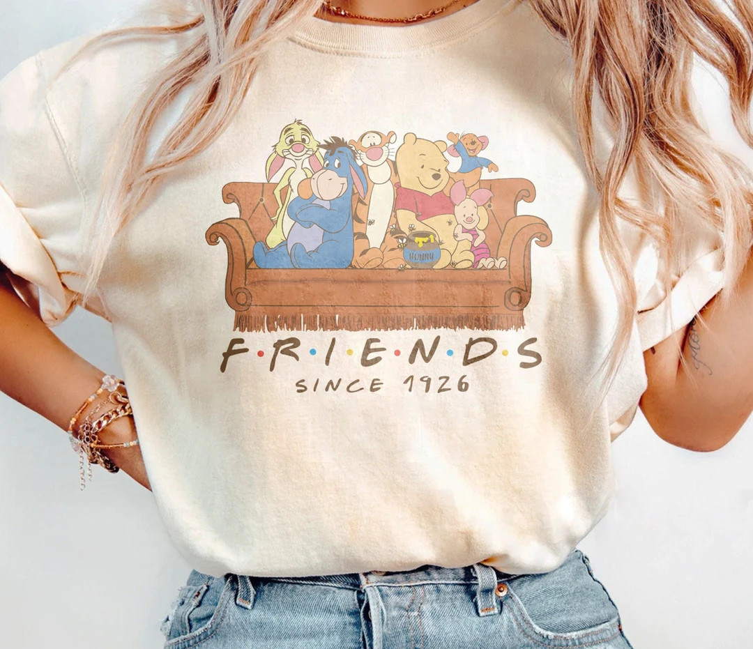 Retro Winnie The Pooh Friends Shirt, Pooh And Friends Shirt, Disney Pooh Shirt, Pooh T-Shirt, Poo... | Etsy (US)