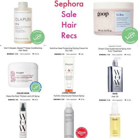 My tried-and-true haircare picks for the Sephora Holiday Sale!! This will give your hair volume, shine, and lots of compliments. 😉

#LTKHolidaySale #LTKsalealert #LTKbeauty