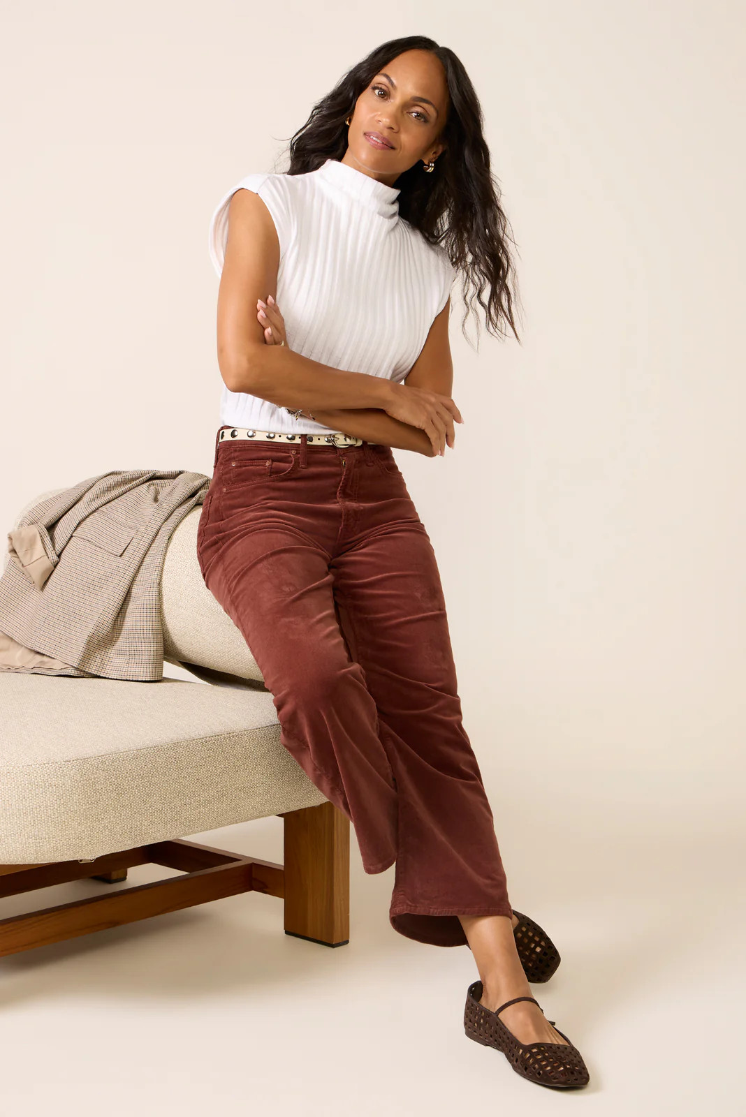 Nara Mock Neck Top | Evereve