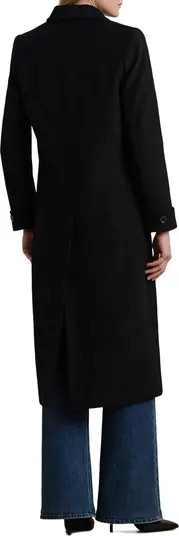 Longline Wool Blend Reefer Coat | Nordstrom