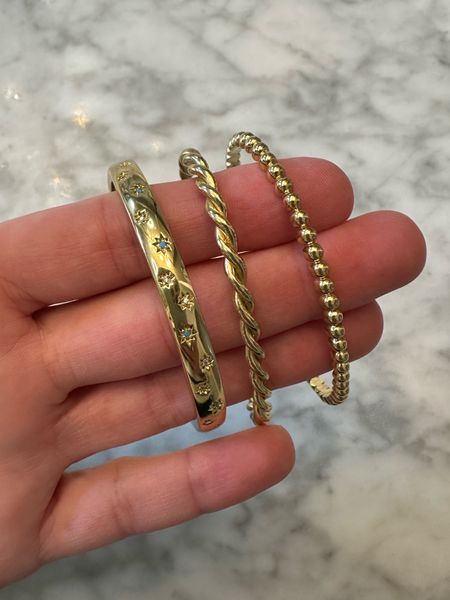My favorite gold bracelets from Goldbug Collection. 

#LTKstyletip