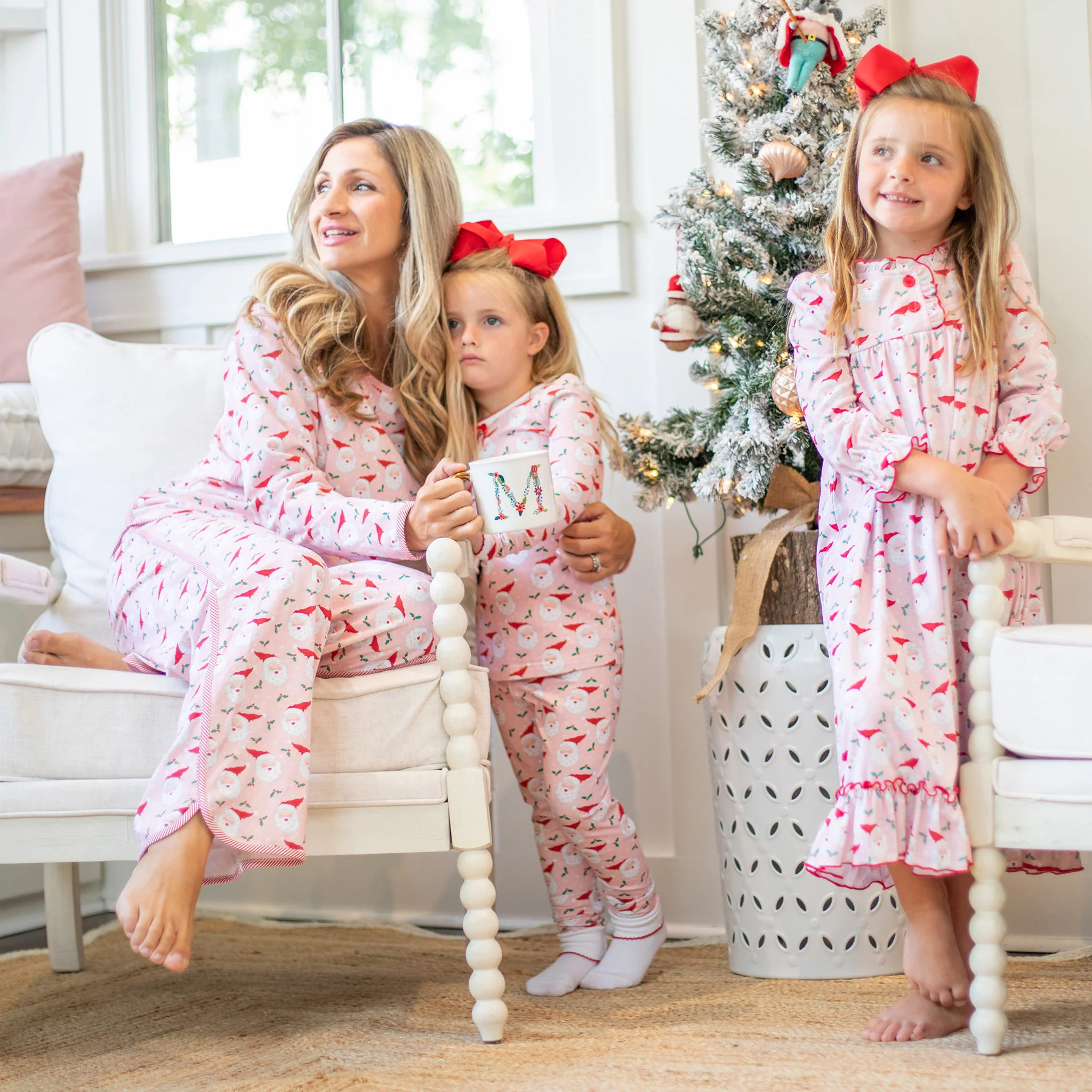 Womens Loungewear - Jolly Santa - Shrimp and Grits Kids | Shrimp and Grits Kids