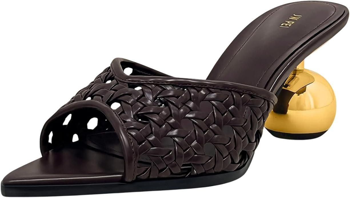 JW PEI Women's Ellie Sphere Heel Mules | Amazon (US)